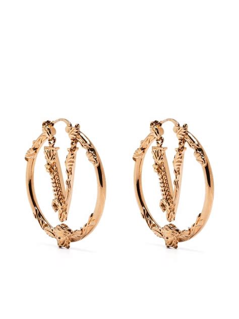 versace virtus ear cuff|Versace earrings farfetch.